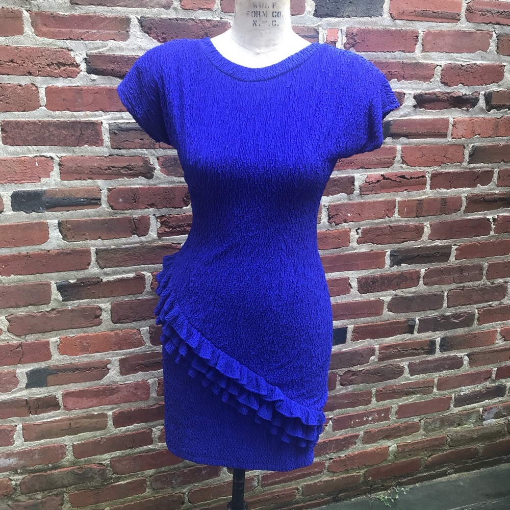 Vintage cobalt party dress